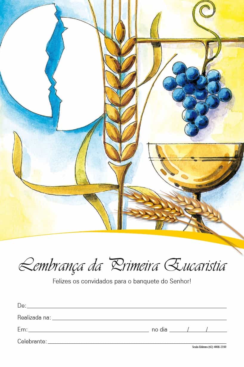 Produto Scala Editora - Livro: Lembrança de Eucaristia - Geral Lembranças Sacramentais